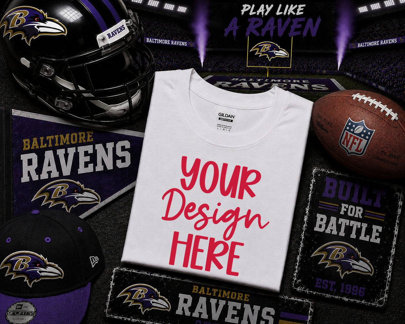 Baltimore Football: 2026 Shirt Mockup