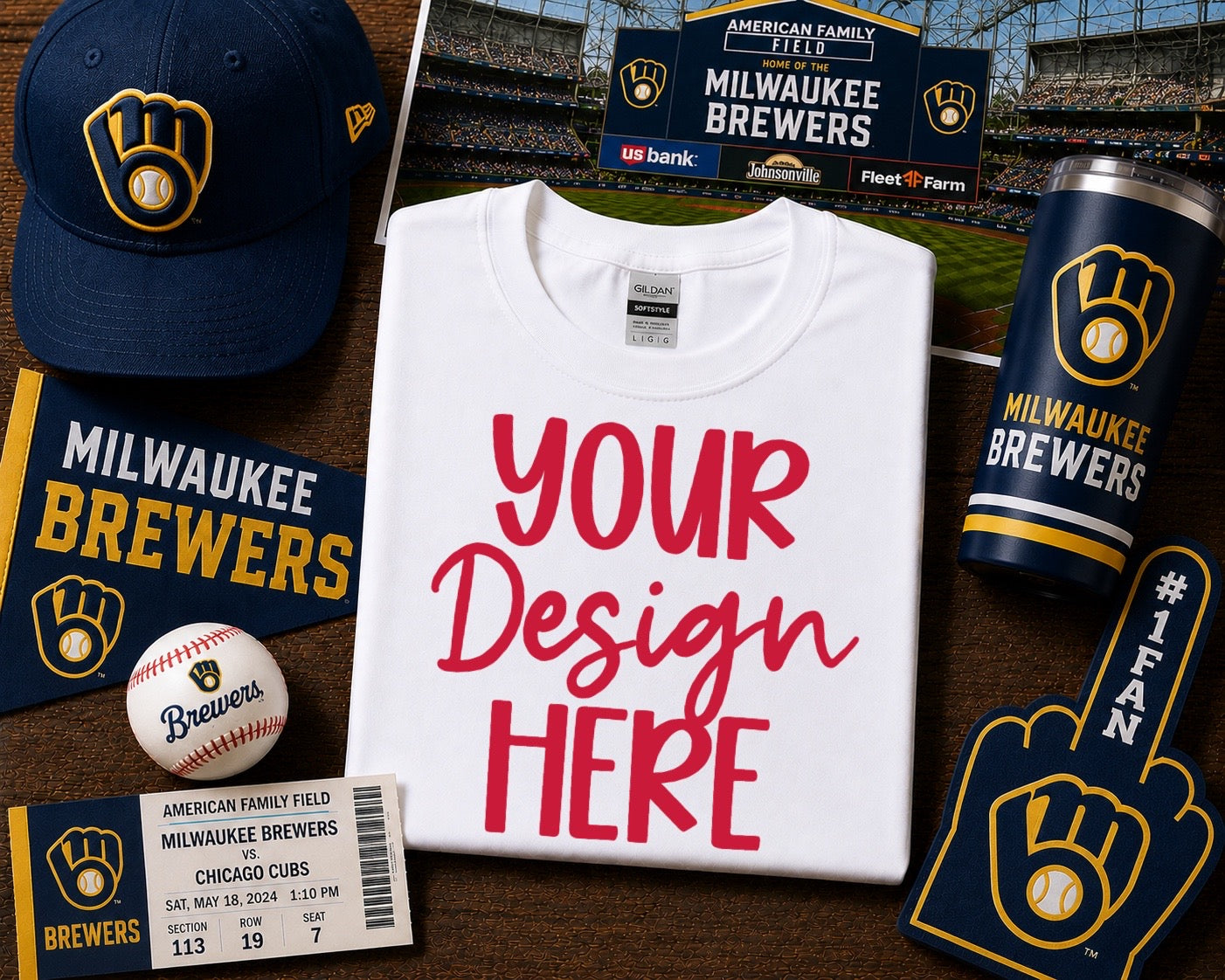 Milwaukee Baseball: 2026 Shirt Mockup
