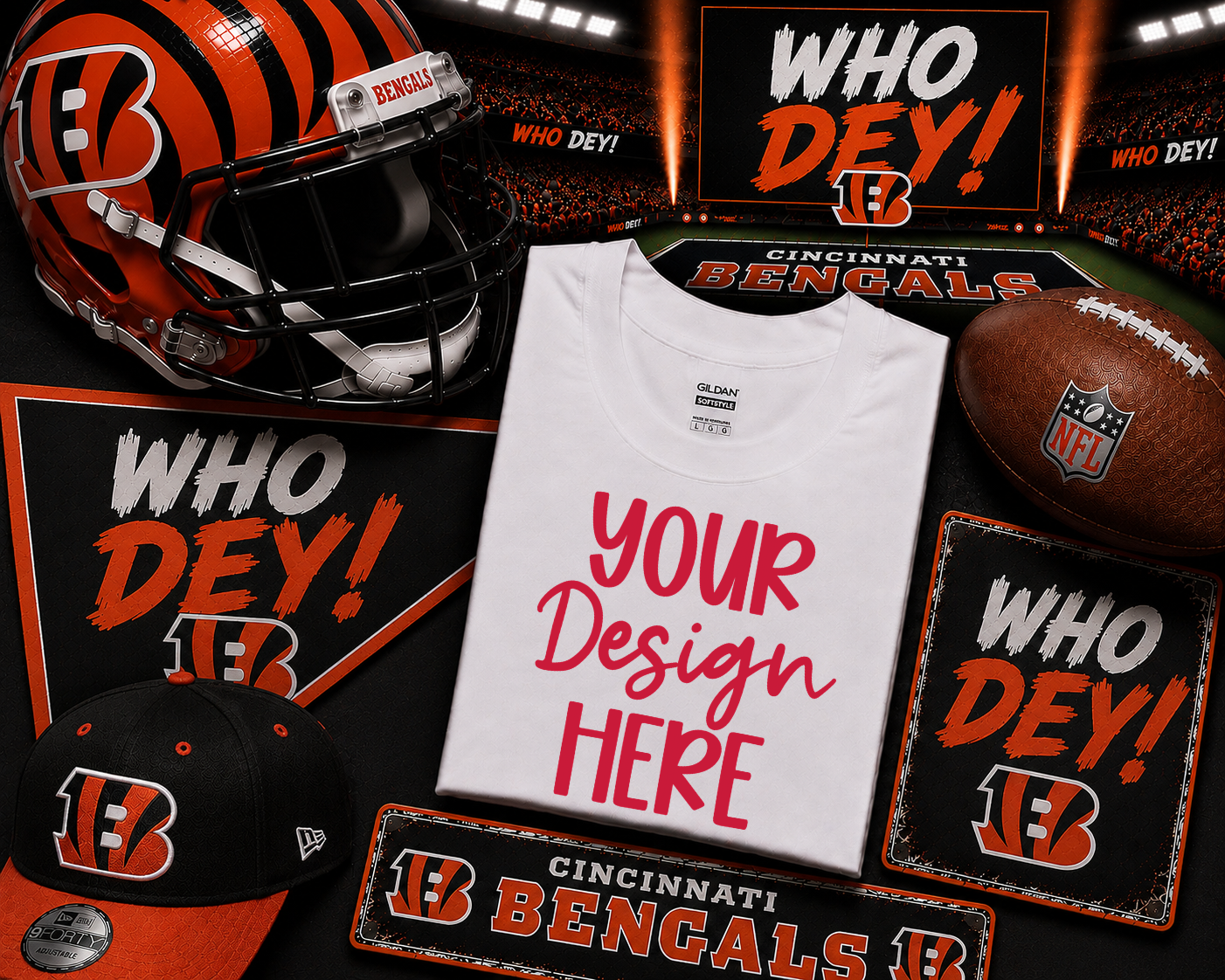 Cincinnati Football: 2026 Shirt Mockup