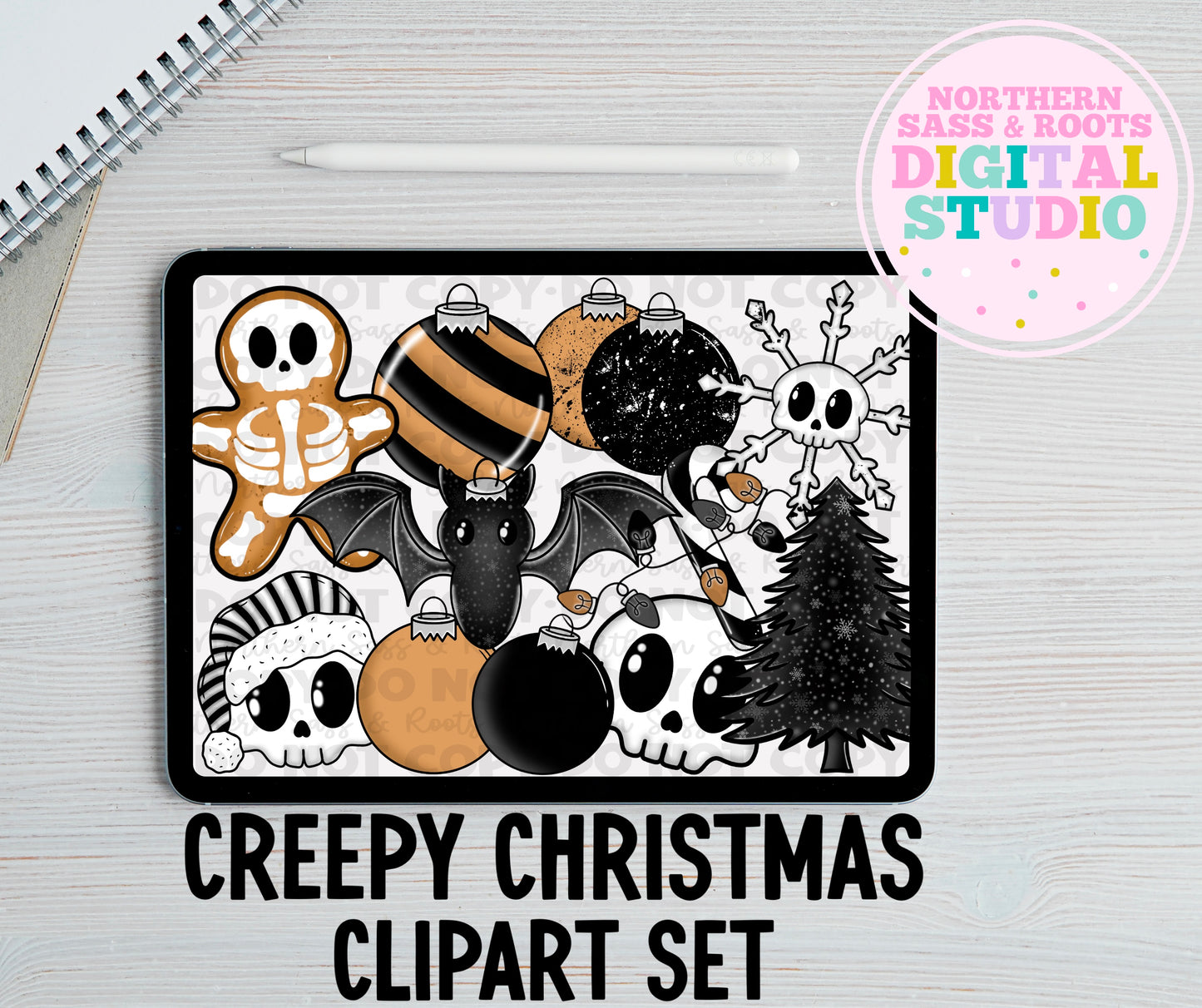 CREEPY CHIRSTMAS: Clipart