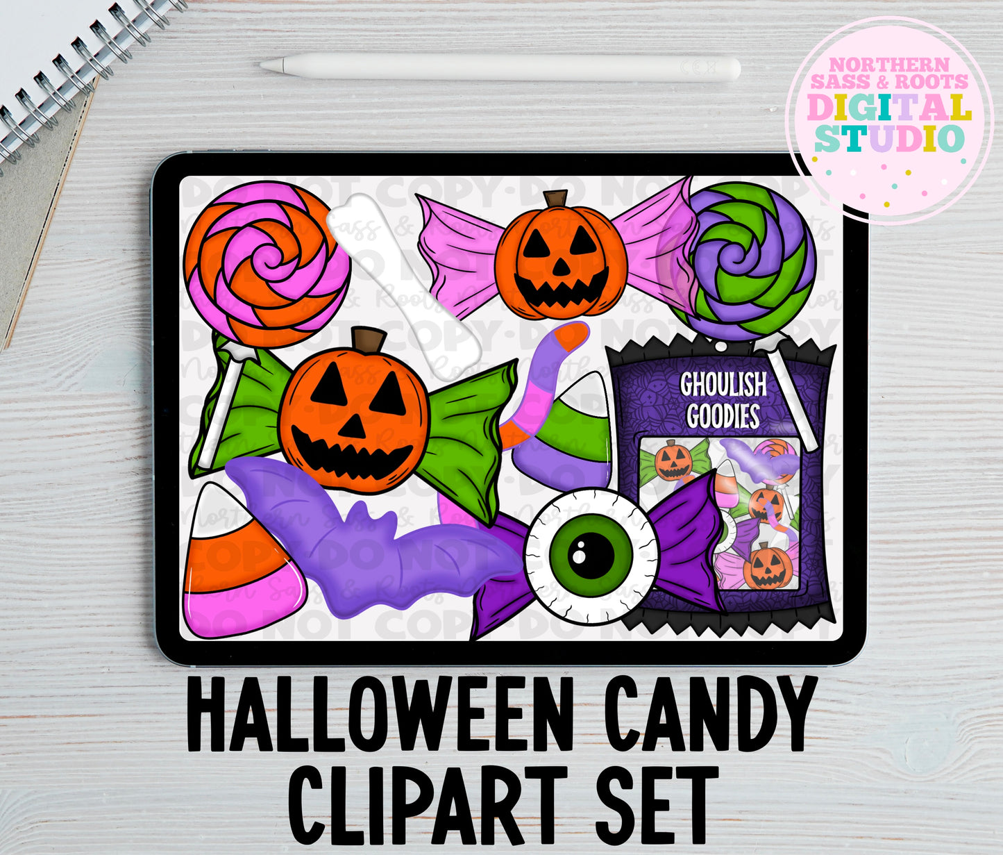 HALLOWEEN CANDY: Clipart