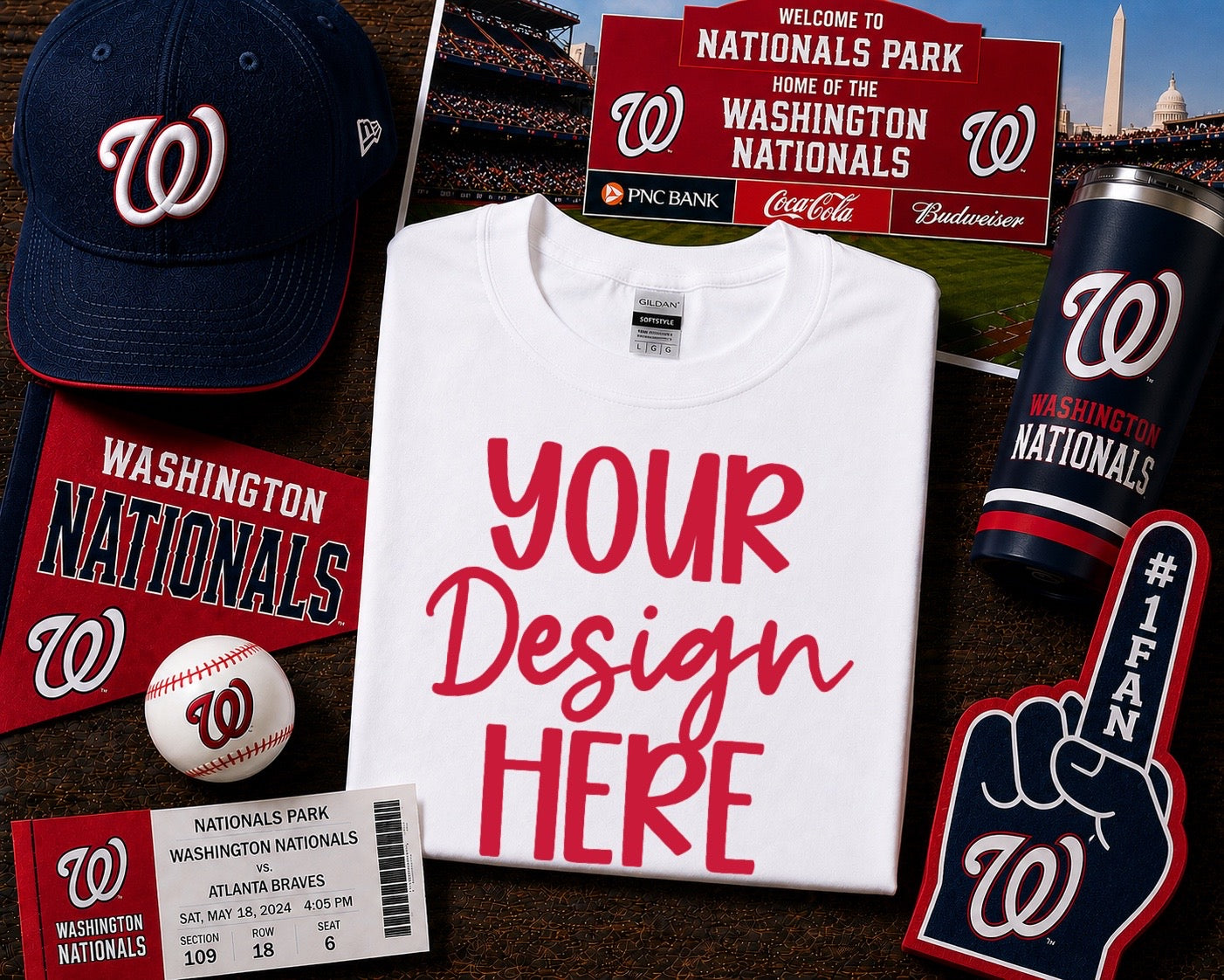 Washington Baseball: 2026 Shirt Mockup