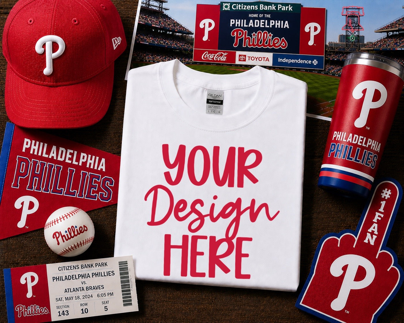 Philadelphia Baseball: 2026 Shirt Mockup