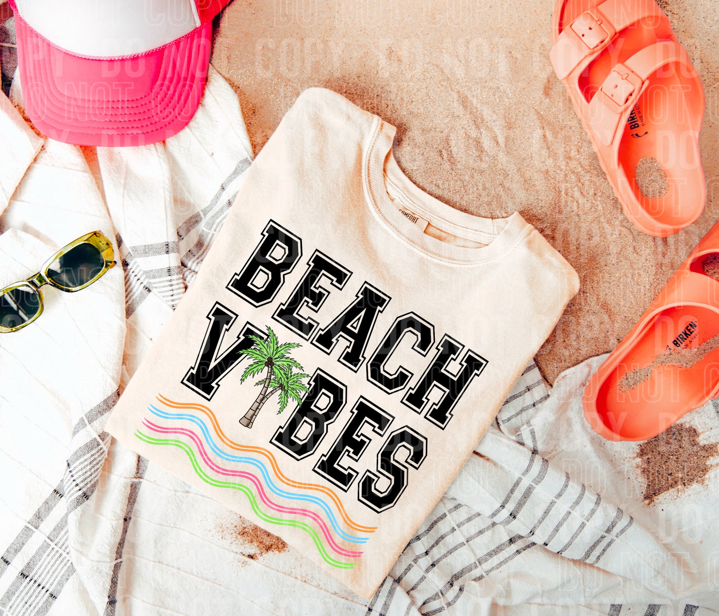 BEACH VIBES WAVEY (Black): 2025 Digital Download
