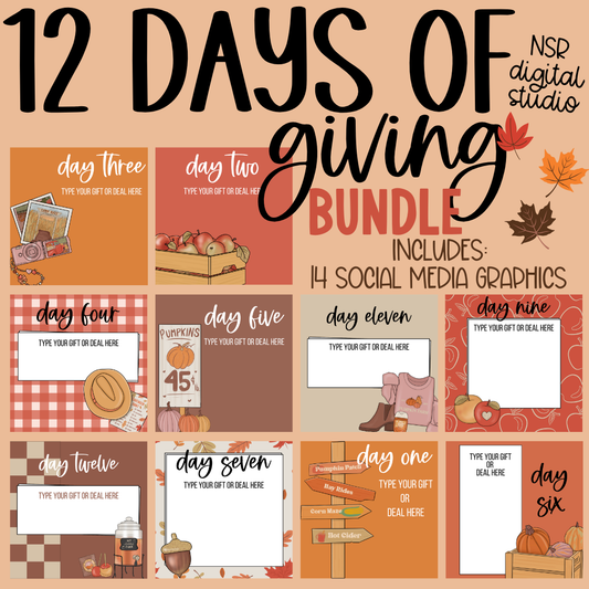 12 Days of Giving: Engagement Bundle