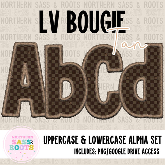 LV Bougie (Tan): ALPHA SET