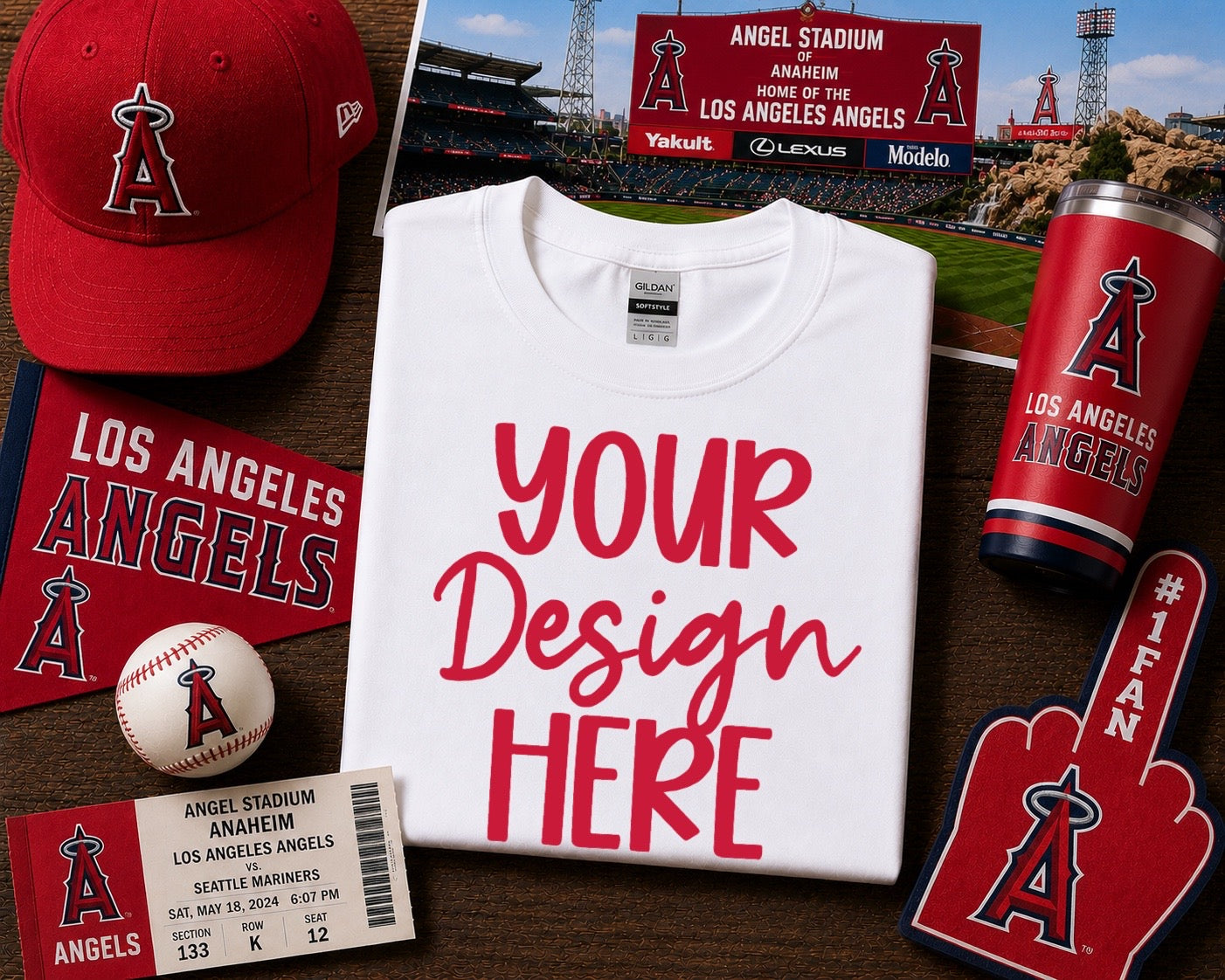 Angels Baseball: 2026 Shirt Mockup