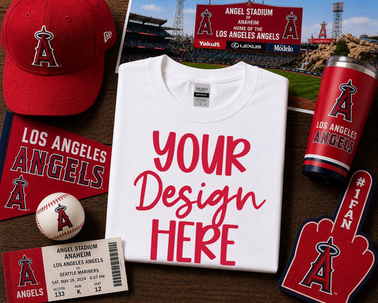 Angels Baseball: 2026 Shirt Mockup