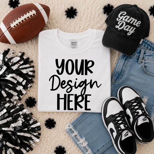 Football Team Mockup (BLACK): 2026 Shirt Mockup