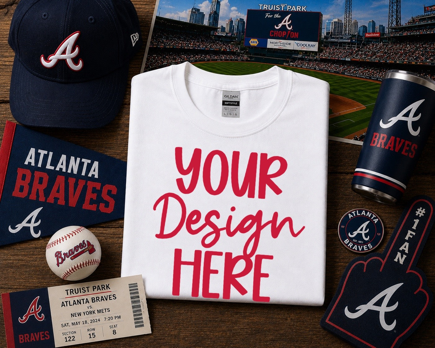 Atlanta Baseball: 2026 Shirt Mockup