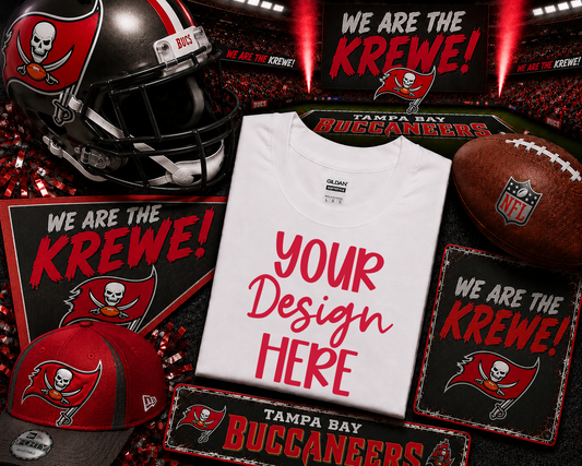 Tampa Football (We Are The Krewe): 2026 Shirt Mockup