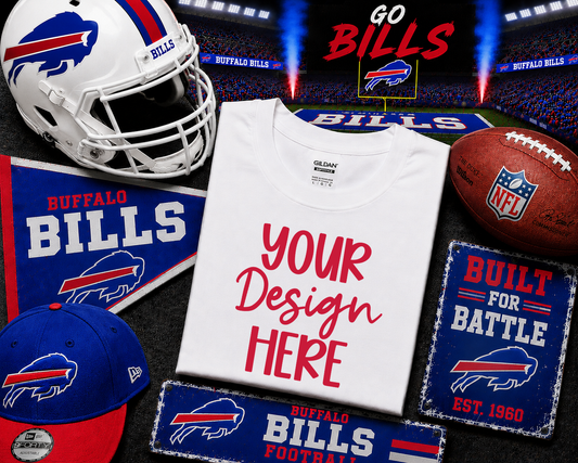 Buffalo Football: 2026 Shirt Mockup