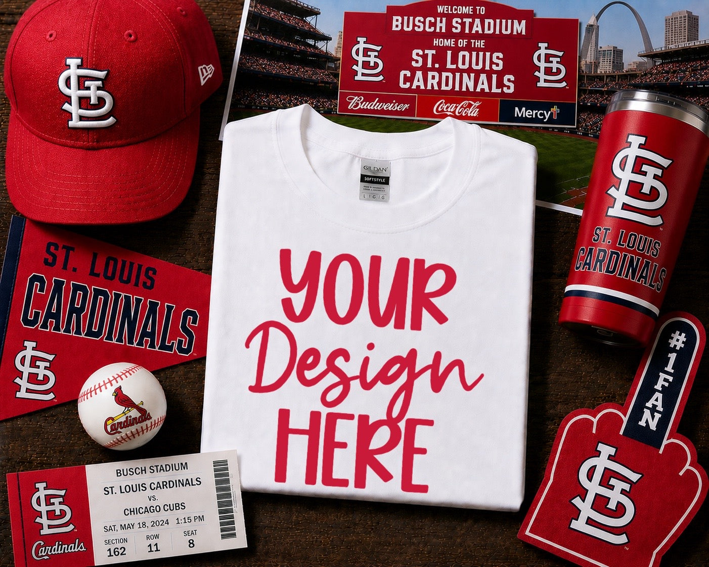 St. Louis Baseball: 2026 Shirt Mockup