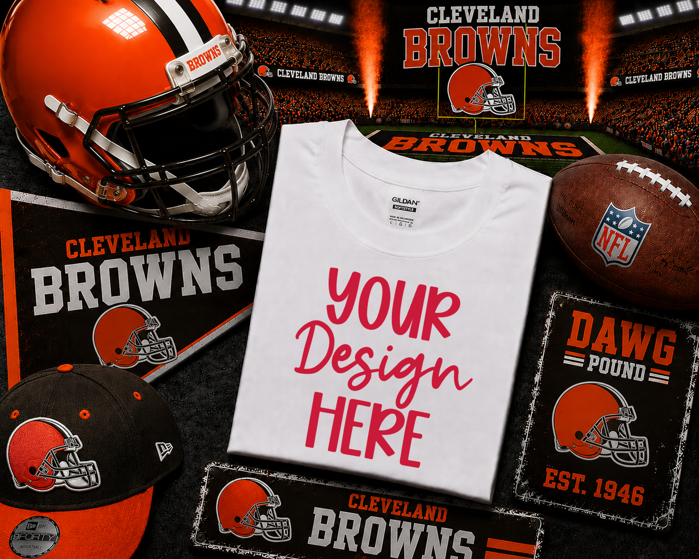 Cleveland Football: 2026 Shirt Mockup