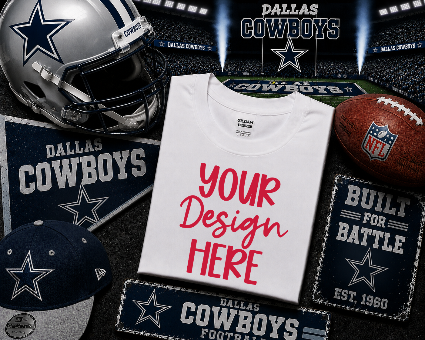 Dallas Football: 2026 Shirt Mockup