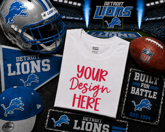 Detroit Football: 2026 Shirt Mockup