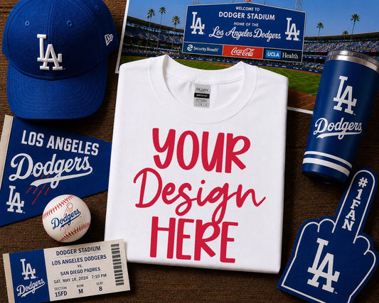 Los Angeles Baseball: 2026 Shirt Mockup