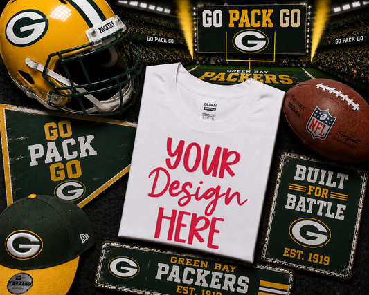 Green Bay Football: 2026 Shirt Mockup