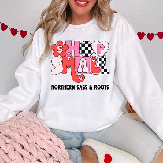 CUSTOM Retro Valentine SHOP SMALL Business Name: Digital Download