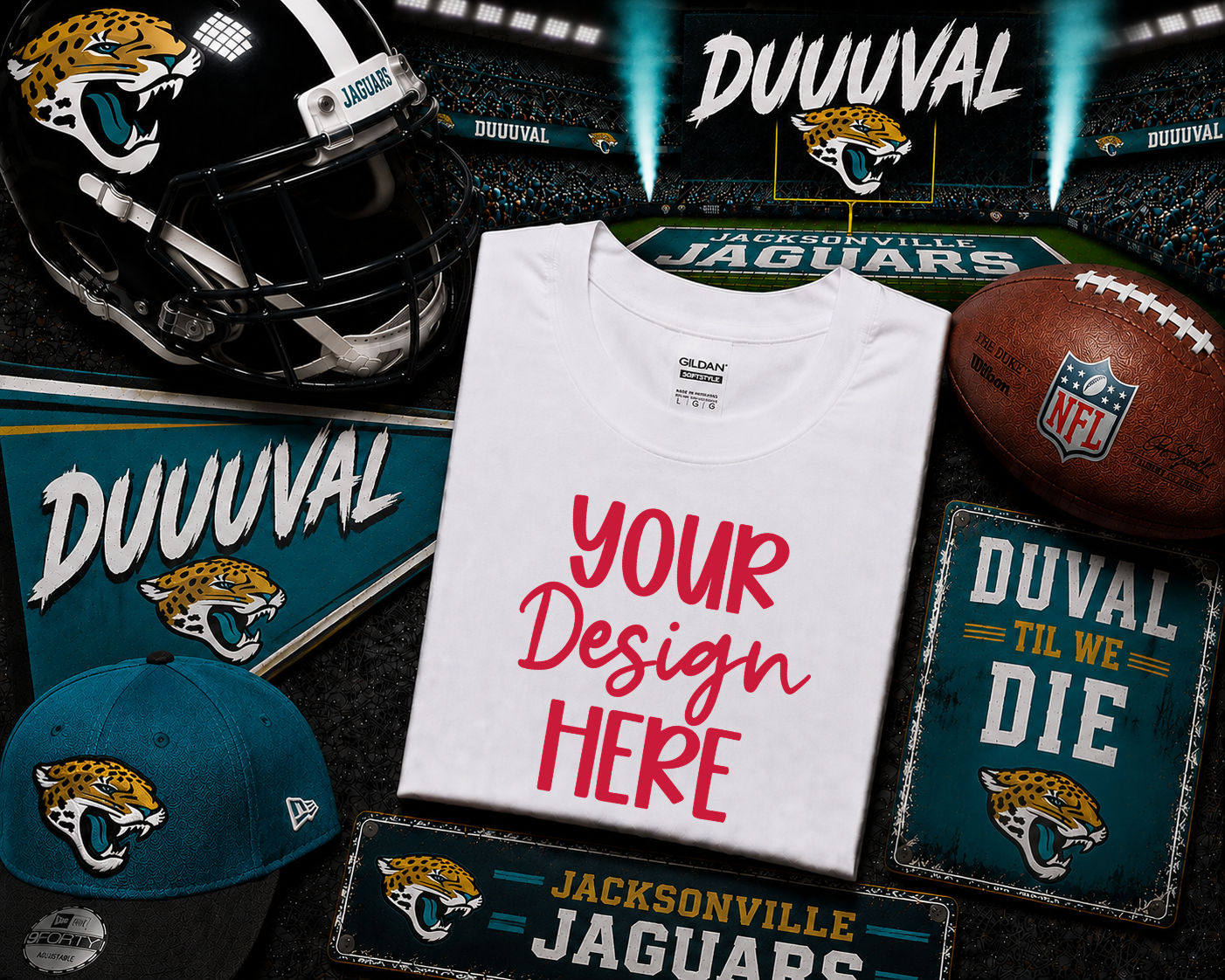 Jacksonville Football: 2026 Shirt Mockup