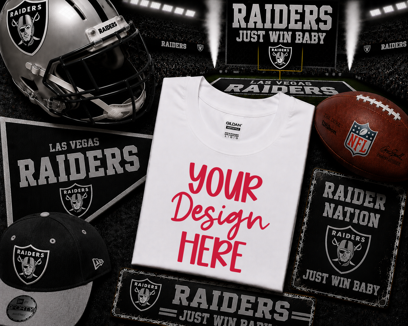 Las Vegas Football (Just Win Baby): 2026 Shirt Mockup