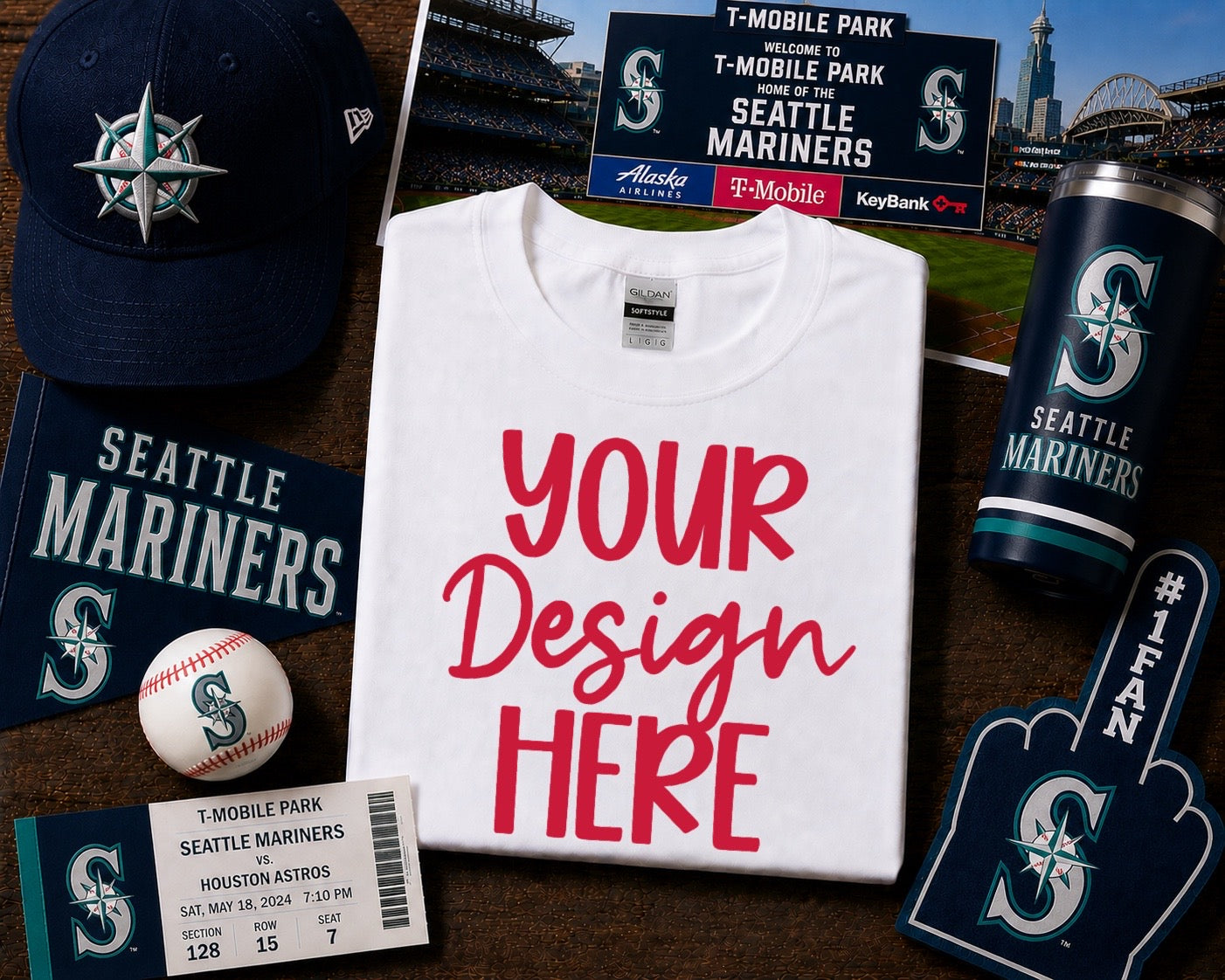 Seattle Baseball: 2026 Shirt Mockup