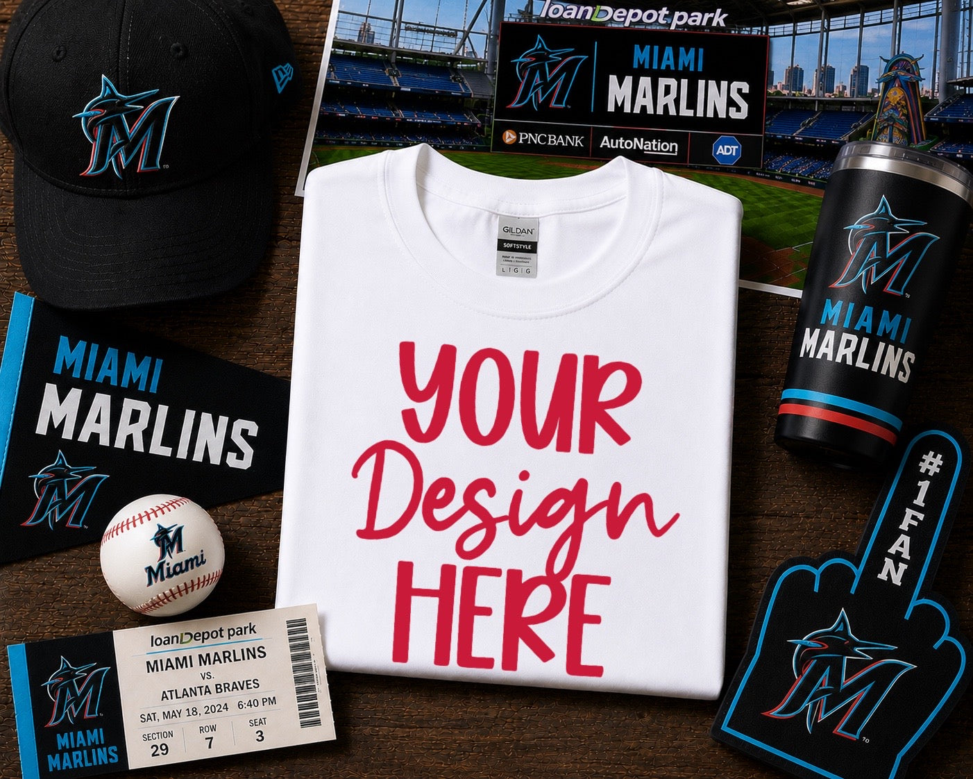 Miami Baseball: 2026 Shirt Mockup
