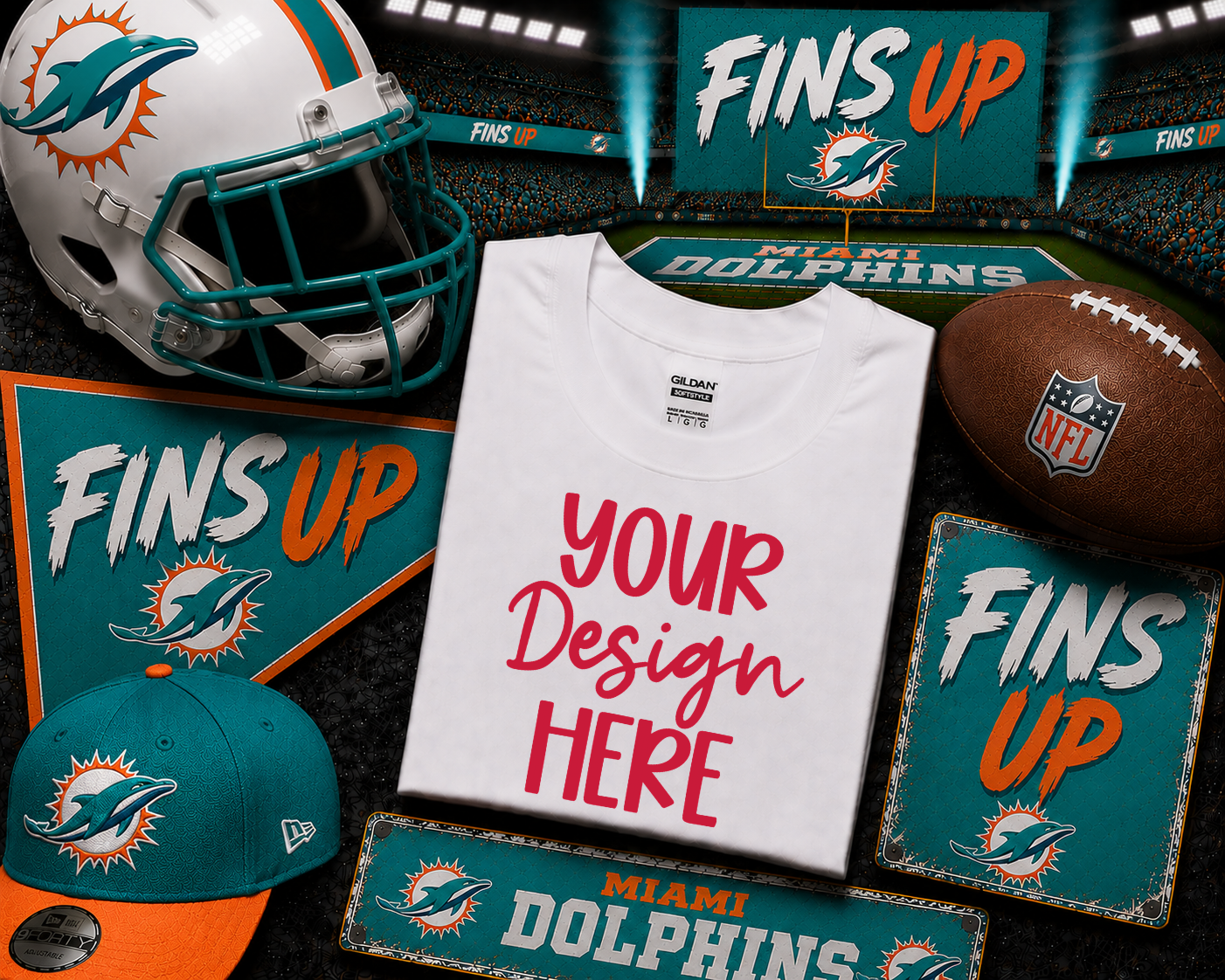 Miami Football: 2026 Shirt Mockup
