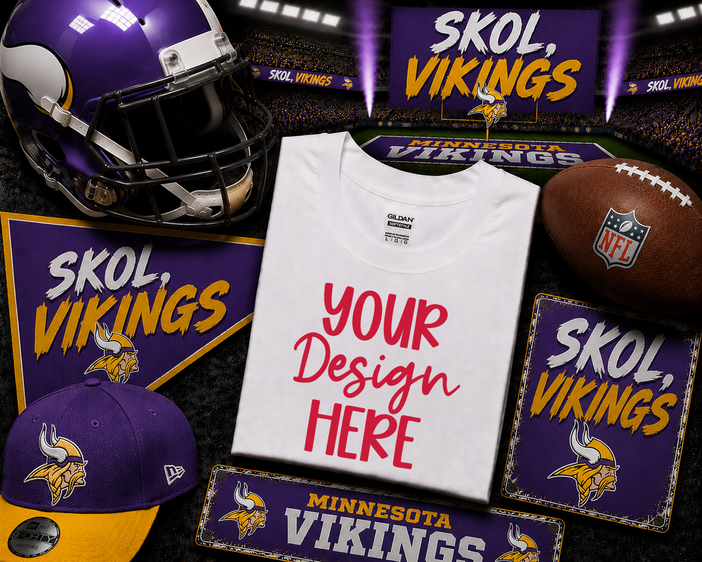 Minnesota Football: 2026 Shirt Mockup