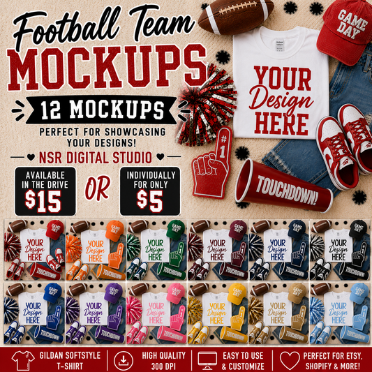 Football Team Mockup Drive