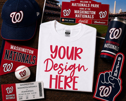Washington Baseball: 2026 Shirt Mockup