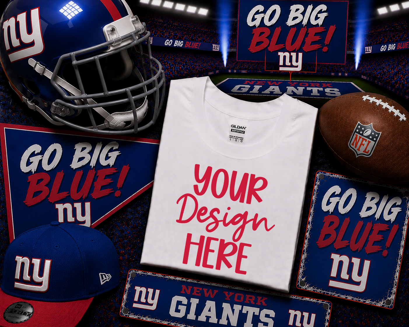 New York Football: 2026 Shirt Mockup