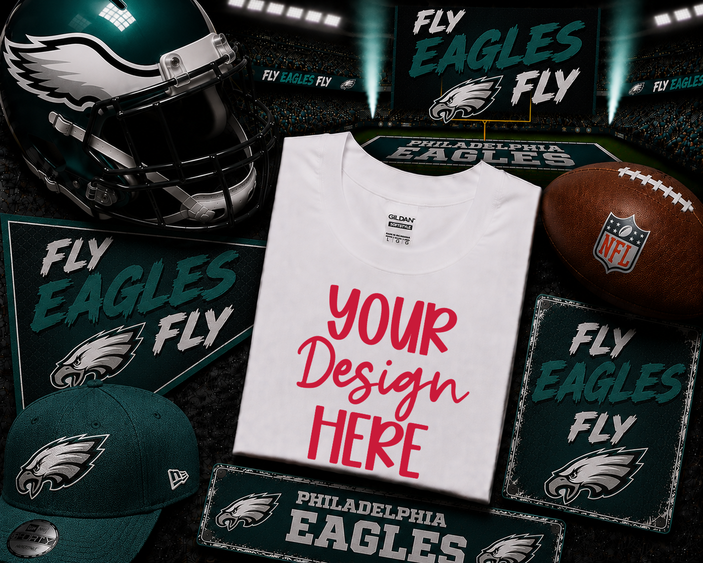 Philadelphia Football: 2026 Shirt Mockup