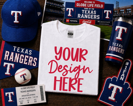 Texas Baseball: 2026 Shirt Mockup