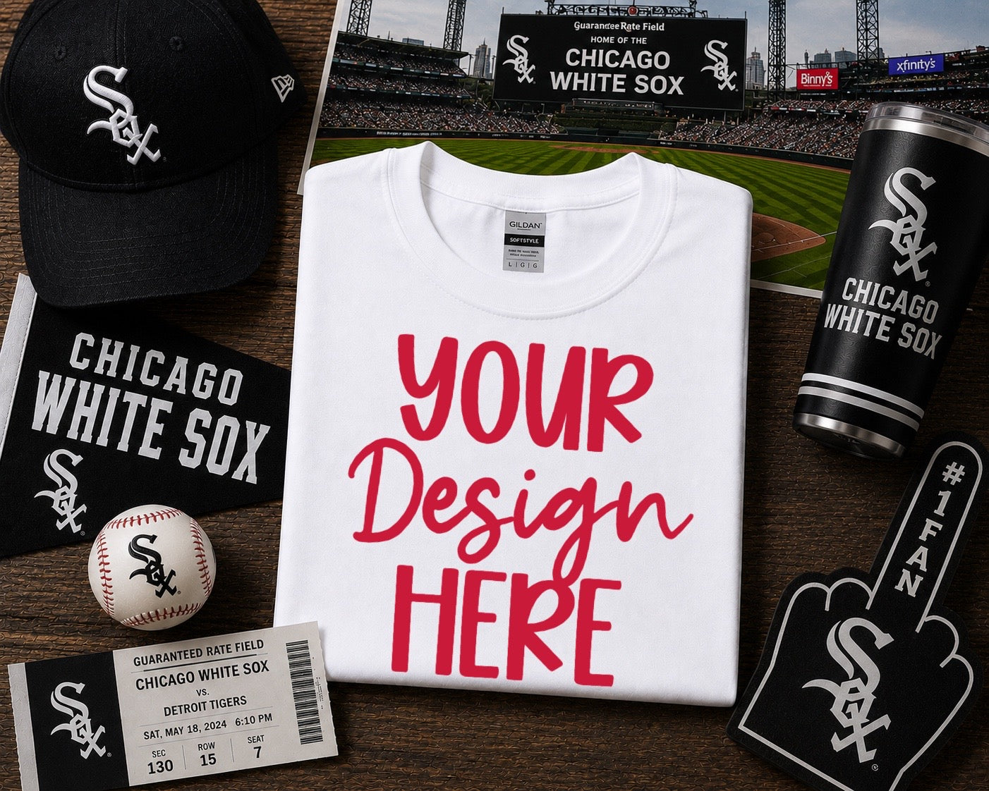 Chicago Baseball: 2026 Shirt Mockup