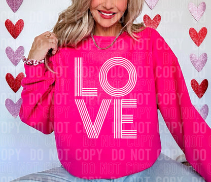 LOVE 3 Lined: Digital Download