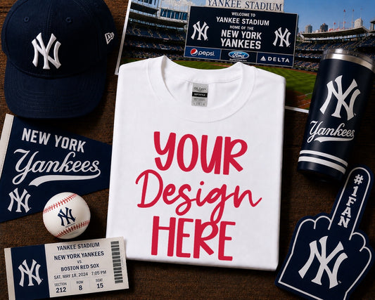 New York Baseball: 2026 Shirt Mockup
