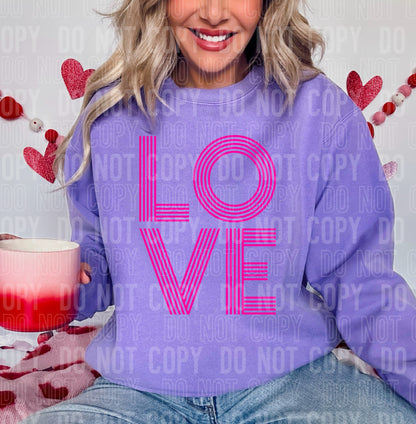 LOVE 3 Lined: Digital Download