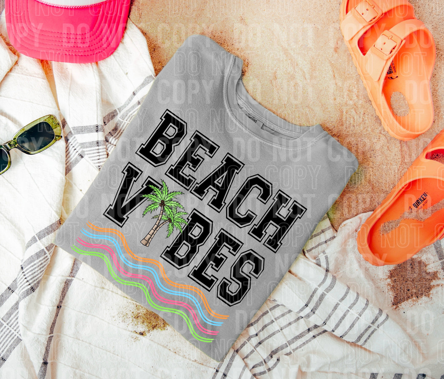 BEACH VIBES WAVEY (Black): 2025 Digital Download