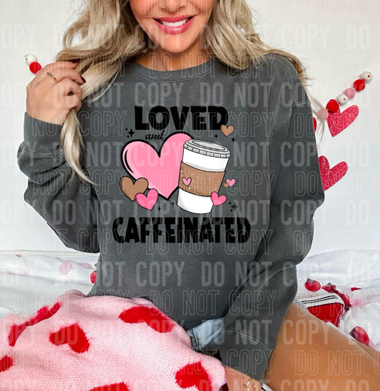 LOVED AND CAFFEINATED (Hot Coffee/Latte): Digital Download