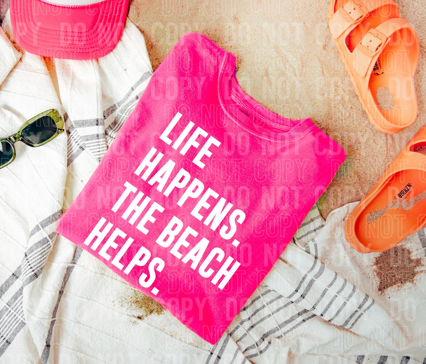 LIFE HAPPENS THE BEACH HELPS: 2025 Digital Download