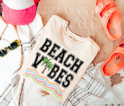 BEACH VIBES WAVEY (Black): 2025 Digital Download