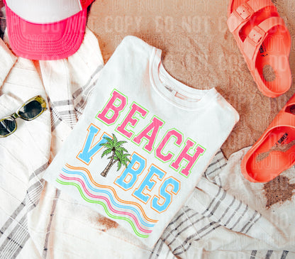 BEACH VIIBES WAVEY (Colorful): 2025 Digital Download
