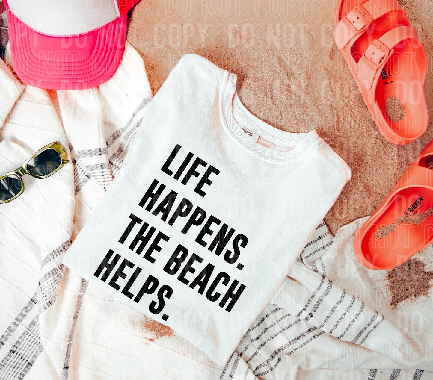 LIFE HAPPENS THE BEACH HELPS: 2025 Digital Download