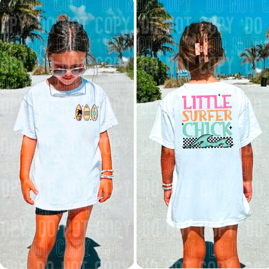 LITTLE SURFER CHICK (Teal Version): 2025 Digital Download