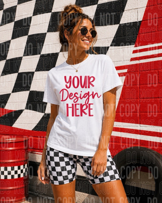 WHITE Racing: 2026 Shirt Mockup