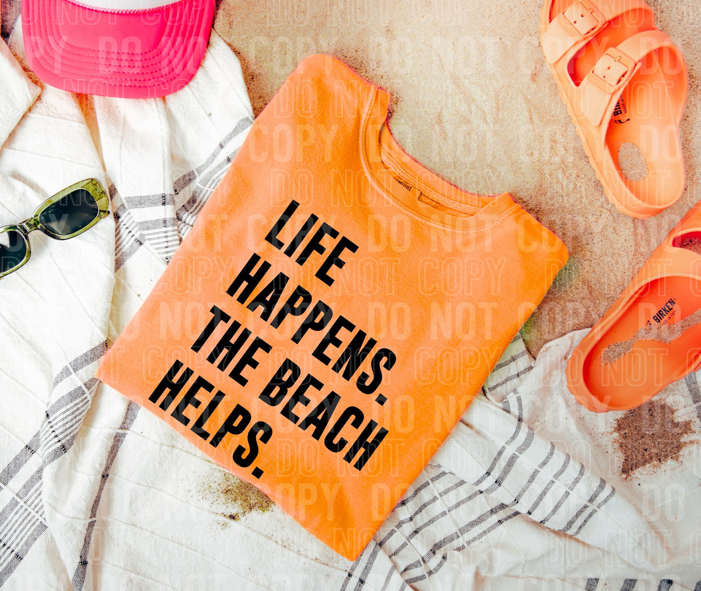 LIFE HAPPENS THE BEACH HELPS: 2025 Digital Download