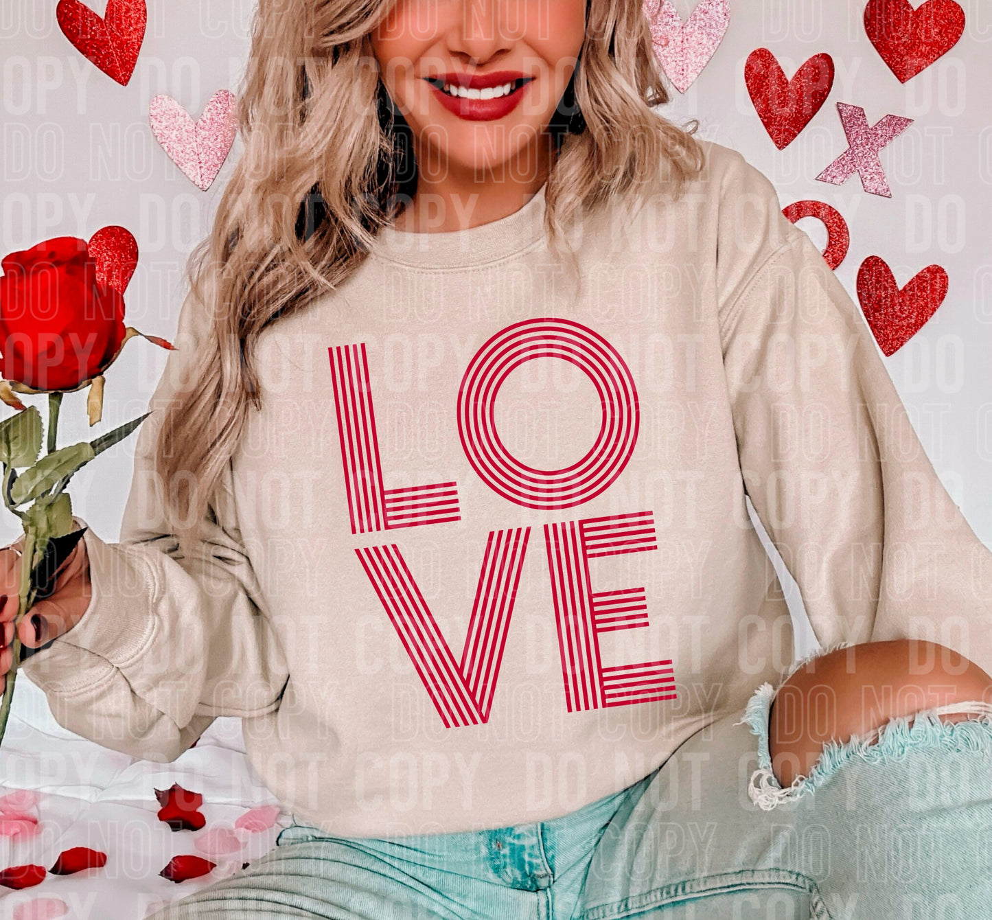 LOVE 3 Lined: Digital Download