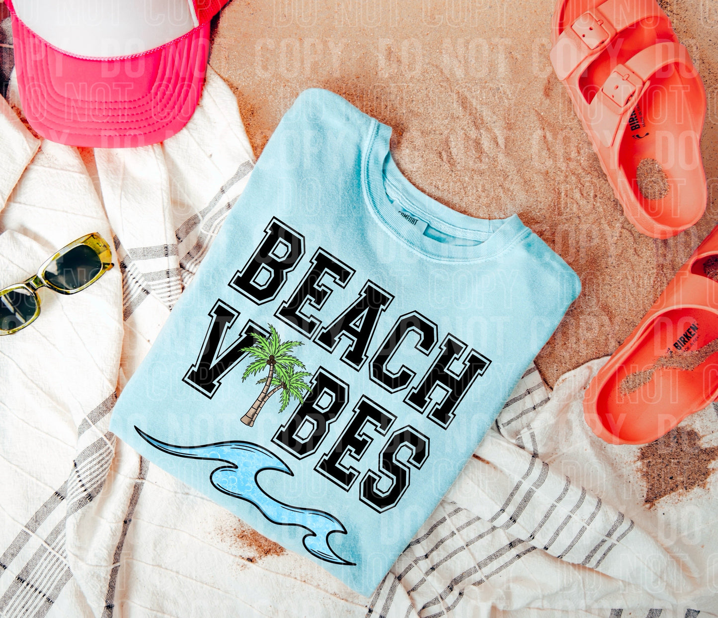BEACH VIBES WAVE (Black): 2025 Digital Download