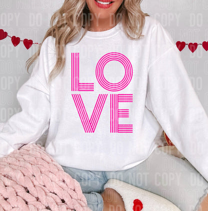 LOVE 3 Lined: Digital Download